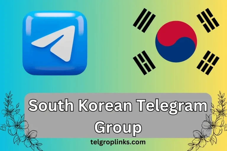 Join The South Korean Telegram Group Links